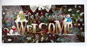 Tis the Season Welcome Board small lo res