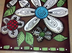 bottom checks with brush