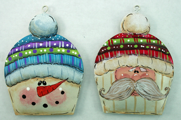 puffy ornaments 