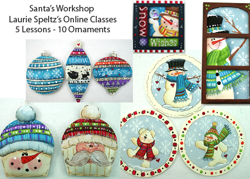 santa workhop group photo